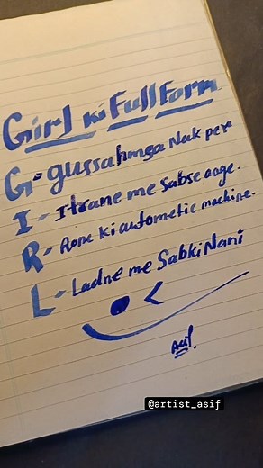 Artist Asif on Instagram: "Girl full form..?? 😅🤔"