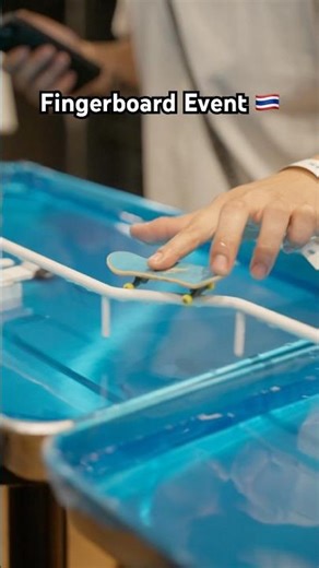 My 1st Public event 😁 Fingerboard competition! #fingerboard #techdeck #skate