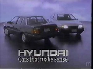 1990 Hyundai Excel Commercial