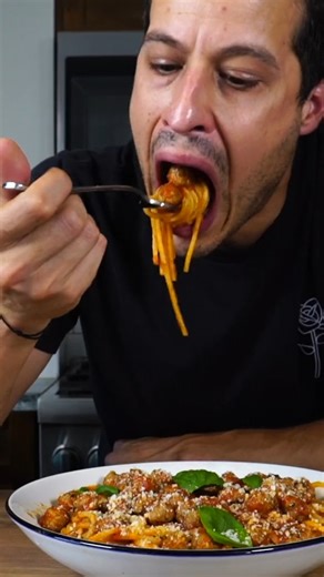 240K views · 3.6K reactions | I’ve been eating meatballs wrong my entire life. Learn how to get 40 meatballs into a plate of pasta! #pasta #meatballs #cooking | Not Another Cooking Show | Facebook