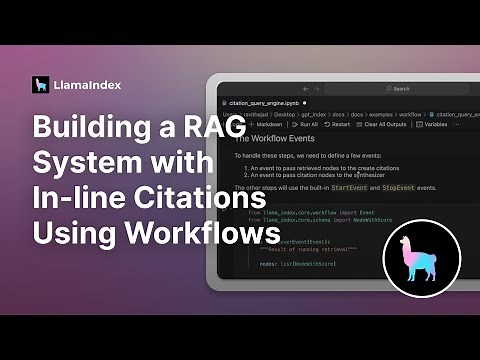 Building a RAG System with In-line Citations Using Workflows