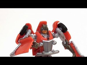Video Review of the Transformers Hunt for the Decepticons; Scout Class Hubcap