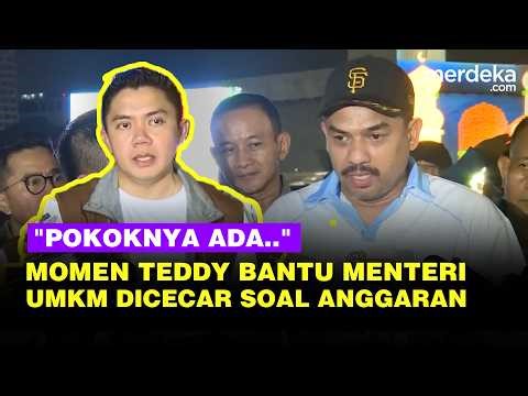 Seskab Teddy Bantu Menteri UMKM saat Dicecar Dana Bazar Rakyat: Pokoknya Ada..