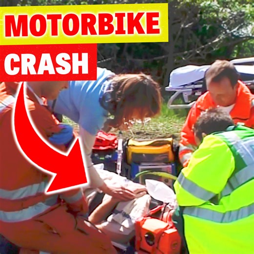 24K views · 357 reactions | Paramedics are concerned with his breathing after crashing into his girlfriend  | Real Life Rescue | Facebook