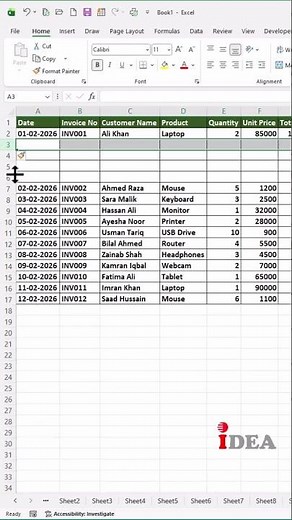 Excel Trick to Insert Multiple Rows in Seconds ⚡ | Save Time in Excel | Add Multiple Rows Instantly