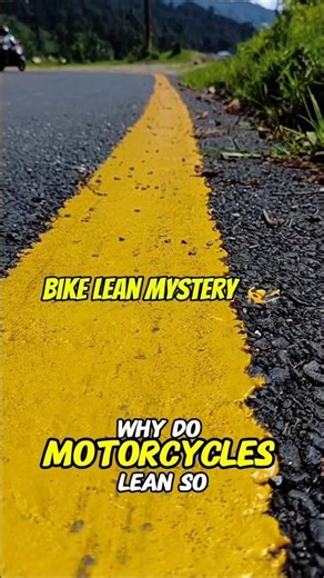 Why Do Motorcycles Lean When Turning? | Physics Explained 🏍️