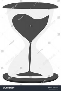 Hourglass Icon Sand Running Inside Clock Stock Vector (Royalty Free) 2388857933 | Shutterstock
