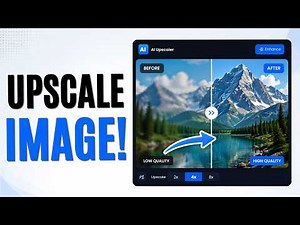 How To Upscale Image Quality With AI Free | Upscale Image Quality
