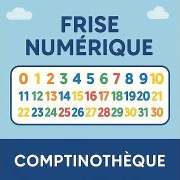 👉 Apprendre à compter jusqu’à 30 – Frise numérique animée | Comptinothèque