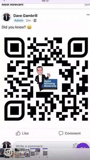 This is how you scan a QR code from the photo album on your iPhone.