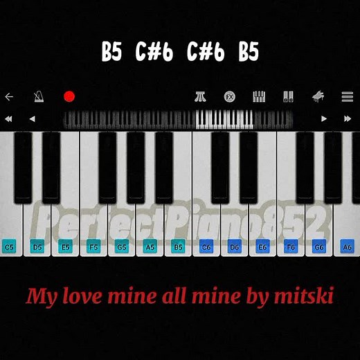 Tutorial de piano: My Love Mine de Mitski