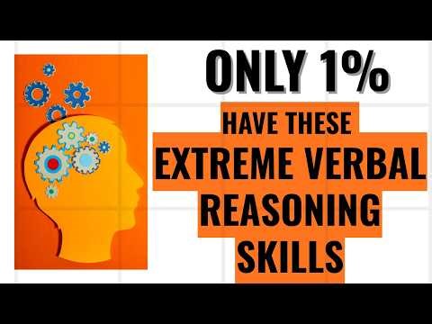 only 1% have these extreme verbal reasoning skills