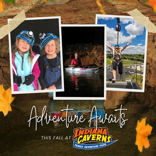 💡 Discover the magic beneath the surface at Indiana Caverns in Corydon! 🎢 From underground wonders to above-ground thrills, there’s something for everyone! 📍 Indiana Caverns — adventure, history, and family fun… all in one place. 👉 Plan your visit today at IndianaCaverns.com | Indiana Caverns