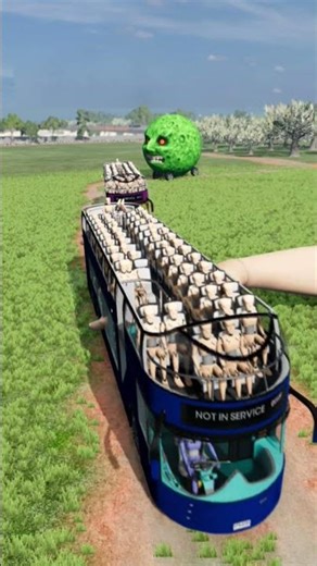 Small to Giant Cars vs Giant Hand Slap - BeamNG.drive
