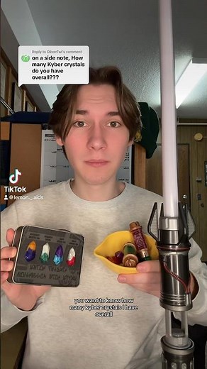 My Entire Kyber Crystal Collection #lightsaber #kybercrystals #starwars