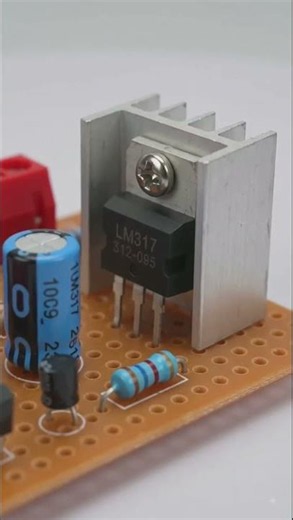 LM317 Adjustable Voltage Regulator Circuit | DIY Variable Power Supply | Electronics Project