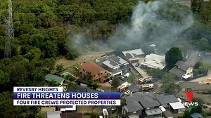 A small bushfire caused a scare for residents in Revesby Heights this afternoon. Four fire crews were called when it looked like it was threatening homes in Brockman Avenue. They were able to contain the blaze before winds picked up. www.7NEWS.com.au #RevesbyHeights #7NEWS | 7NEWS Sydney