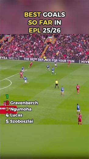 Best Goals so far in EPL 25/26 | Football Core Moments ⚽
