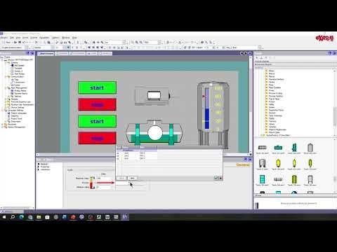 WinCC Flexible 2008: HMI Tank Level Scaling with Value Bars! [Bangla]
