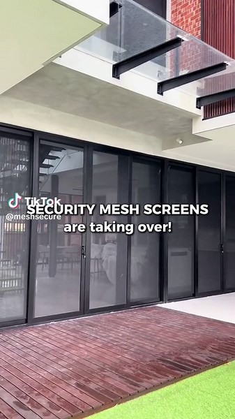Enhance Security and Style with Modern Security Mesh Screens