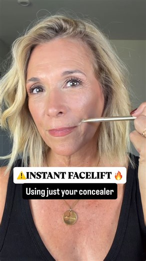 Save this for reference! Share, repost, follow me for more Over50 This is just such a quick and easy way to get a little lift. | learned these little tweaks with make up and which type works best for mature skin. It’s good to play around with it and see which areas you like best for your face shape. And I love sharing it with others because aging skin can sure be frustrating when you don’t know what in the world to do differently. I love this one pallete system I use because it’s super versatile