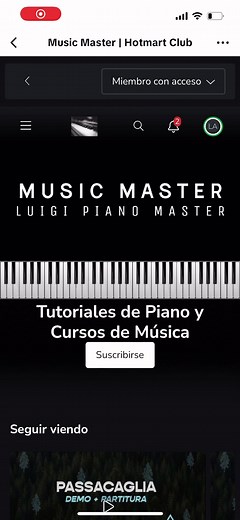 Curso de Piano y Armonía en Music Master