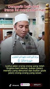 Jangan di skip Dengarkan sampai akhir Irama ini membuat hati menjadi lebih tenang #kangroziq #imam