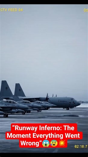 “Runway Inferno: The Moment Everything Went Wrong” #military #airlineindustry