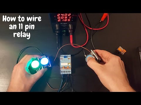 How to wire an 11 pin relay