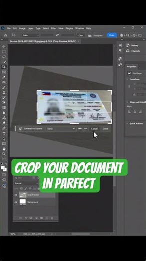 How to crop your document in parfect - Photoshop tutorials #enigmaticgallery #shorts #taufiqueaarya