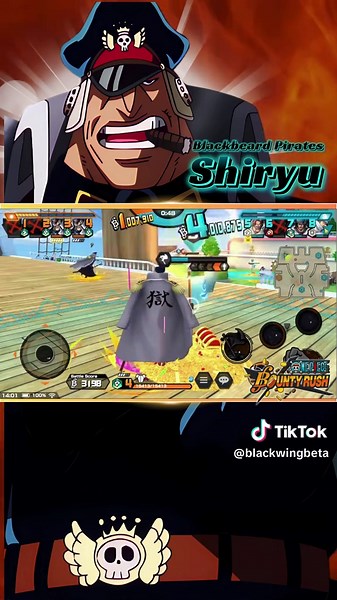 Blackbeard Pirates Shiryu in One Piece Bounty Rush
