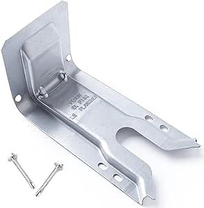 WB02K10254 Anti-Tip Bracket Assembly Replacement Part by Seentech Works with Gene-RAL Elec-tric, Ken-More, Hot-Point Stove Oven Range Replaces Part Numbers: WB02K10254 WB02K10020 AP4438045 AH2364689