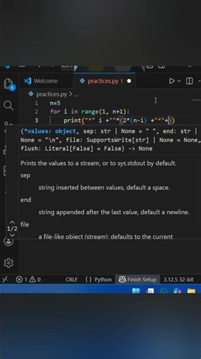 `butterfly pattern in python`-`python pattern program`- `ascii butterfly python`--shorts coding