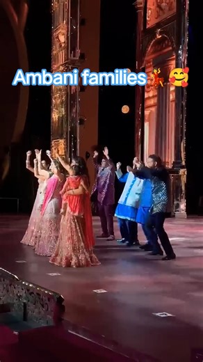 Full dance video of ambani family on anant ambani and radhika merchant’s sangeet night. part #shorts