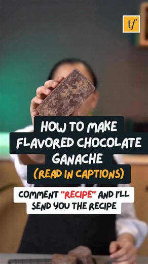 Comment recipe and I’ll send you the full recipe for flavoured ganache How to Flavour Chocolate Ganache Like a Pro 🍫✨ Here’s the secret: don’t just add flavours — build them. Think of ganache as a blank canvas — chocolate cream. Now the question is: what do you want it to say? 1. Fruity & Bright? Use purées or juices — but add them gradually. Each spoon changes texture. (Too loose? Chill it. Too thick? Warm cream helps rebalance.) 2. Rich & Aromatic? Infuse the cream first — zest, herbs, spices