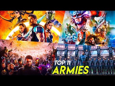 Top Superheroes Army Ranked 🛸