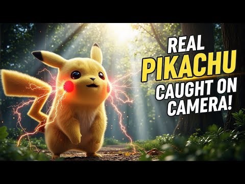 Real Pikachu Spotted in Forest – Shocking Real Pokémon Caught on Camera!