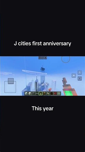 J city first anniversary #minecraftbuilds #minecraft #gaming #minecraftcity