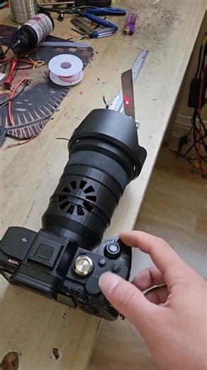 LaserPowers | Do you think Sony cameras can only take pictures? #diy #viruss #lasercutting #laser #lasercannon | Instagram