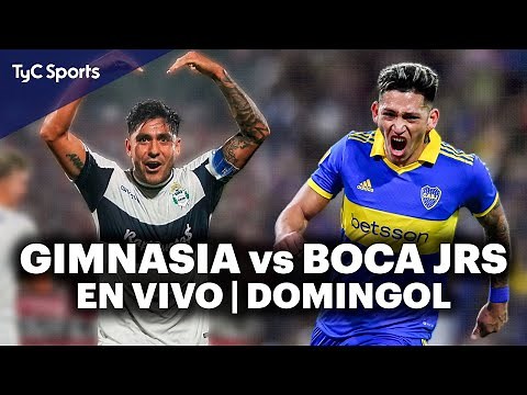 GIMNASIA vs BOCA JUNIORS ⚽ EN VIVO en TyC Sports | Domingol 🔥