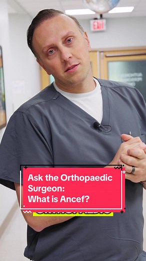 You may have heard of Ancef, but what exactly is it? 🤔 #orthopaedics #orthopaedicsurgeon #askthedoctor #jointreplacement #tiktokdoc