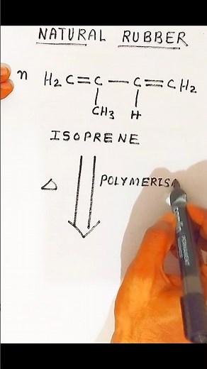 How to prepare natural rubber isoprene ? #shorts