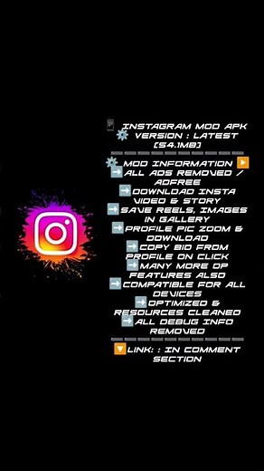 instagram Mod Apk#instagram #modapk #insta