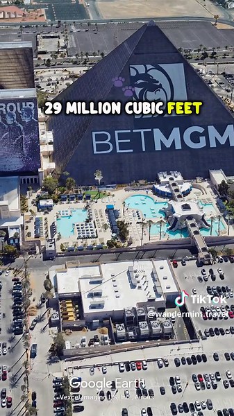 Black Pyramid in Vegas Desert Sky - Luxor Hotel Review