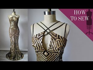 How To Sew A Geometric Sequin Mermaid Gown