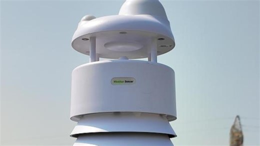 普通农民也用得起的气象站，多普勒雷达，集温湿度，风速风向，光照降雨量，大气压力于一体的紧凑智慧气象传感器