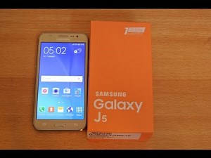 Samsung Galaxy J5 GOLD - Unboxing HD