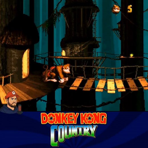 Donkey Kong Country (SNES) Tree Top Town #DonkeyKongCountry #SuperNintendo #snes | Diego Espindola