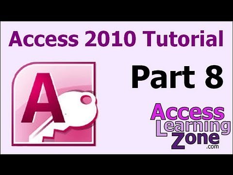 Microsoft Access 2010 Tutorial Part 08 of 12 - Sorting & Filtering