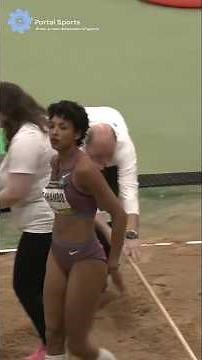 Malaika Mihambo World Lead at Sparkassen Indoor Meeting Dortmund #malaikamihambo #athletics